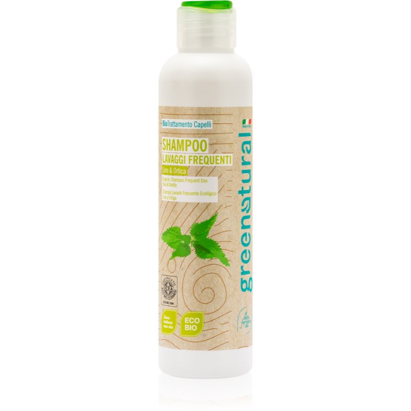 Greenatural Shampoo Linen & Nettle шампоан за всички видове коса 250 мл.