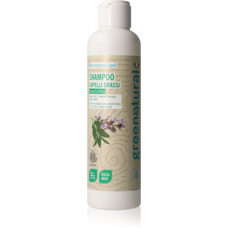 Greenatural Shampoo Sage & Nettle шампоан за мазна коса 250 мл.
