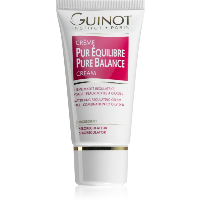 Guinot Pure Balance нормализиращ крем за мазна кожа за стягане на порите и матов ефект 50 мл.