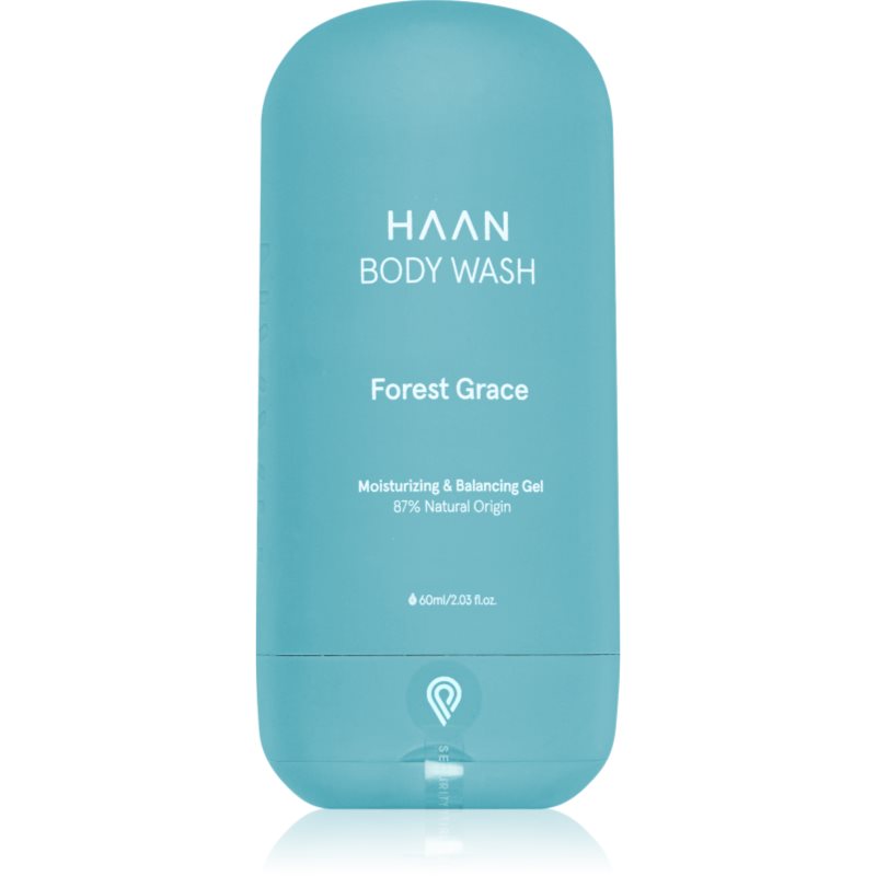 HAAN Body Wash Forest Grace зареждащ с енергия душ гел с алое вера 60 мл.