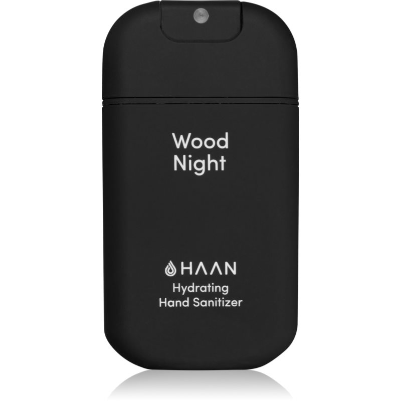 HAAN Hand Care Wood Night спрей за почистване на ръце с антибактериална добавка 30 мл.