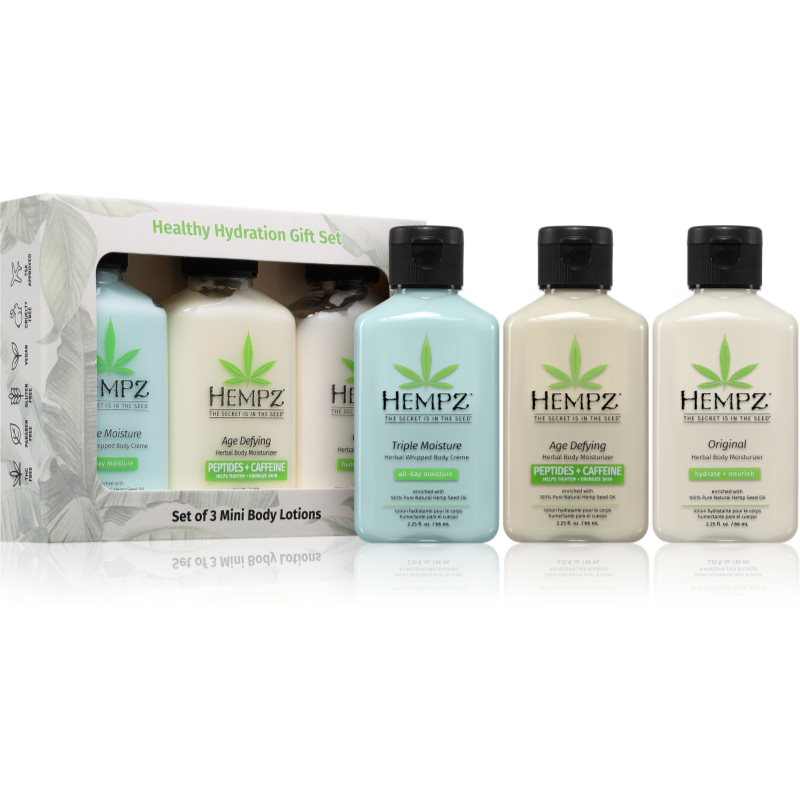 HEMPZ Healthy Hydration подаръчен комплект за тяло