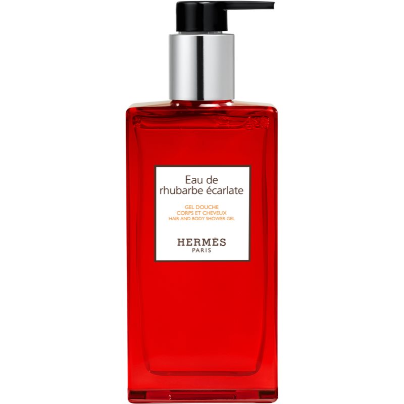HERMÈS Le Bain Eau de rhubarbe écarlate душ гел за тяло и коса унисекс 200 мл.