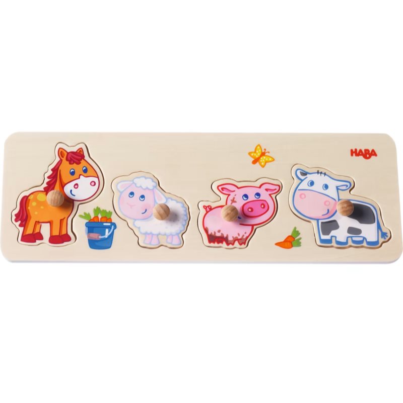 Haba Puzzle Farm играчка сортер от дърво 12 m+ 1 бр.