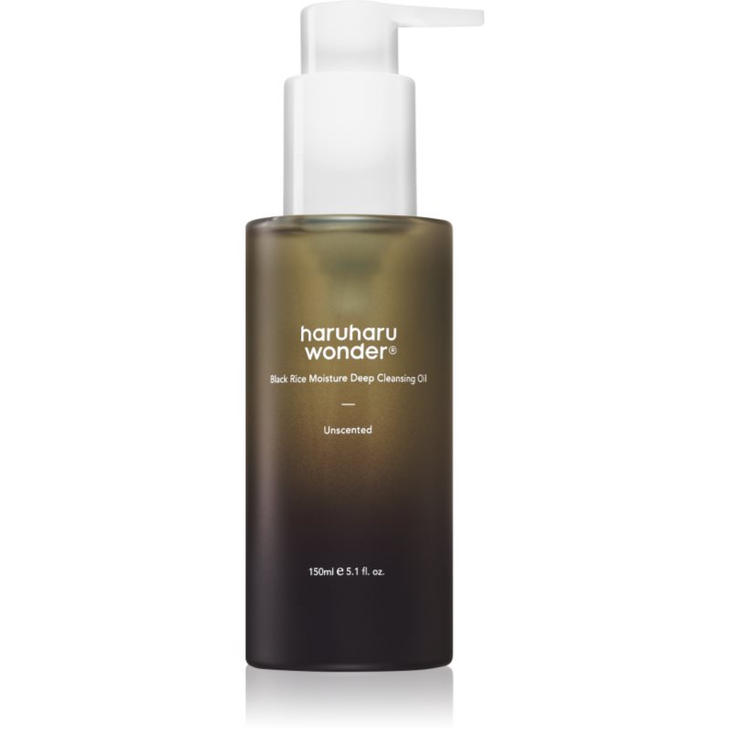Haruharu Wonder Black Rice Moisture почистващо и премахващо грима масло за чувствителна и нетолерантна кожа 150 мл.