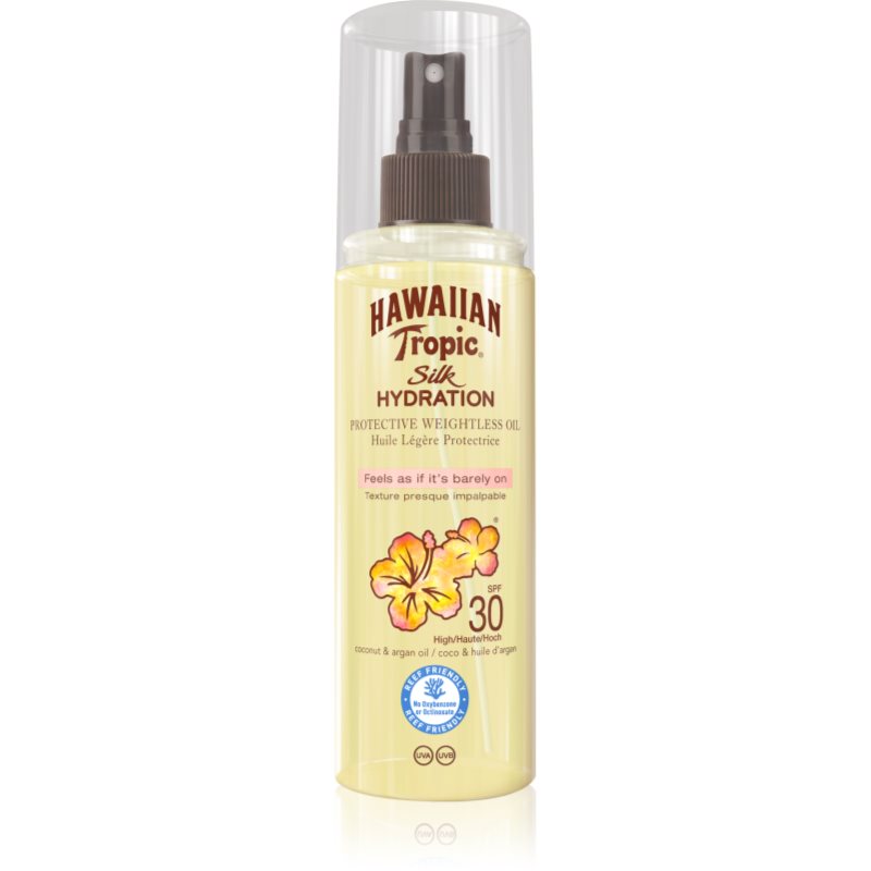 Hawaiian Tropic Silk Hydration SPF30 слънцезащитно олио за лице и тяло 150 мл.