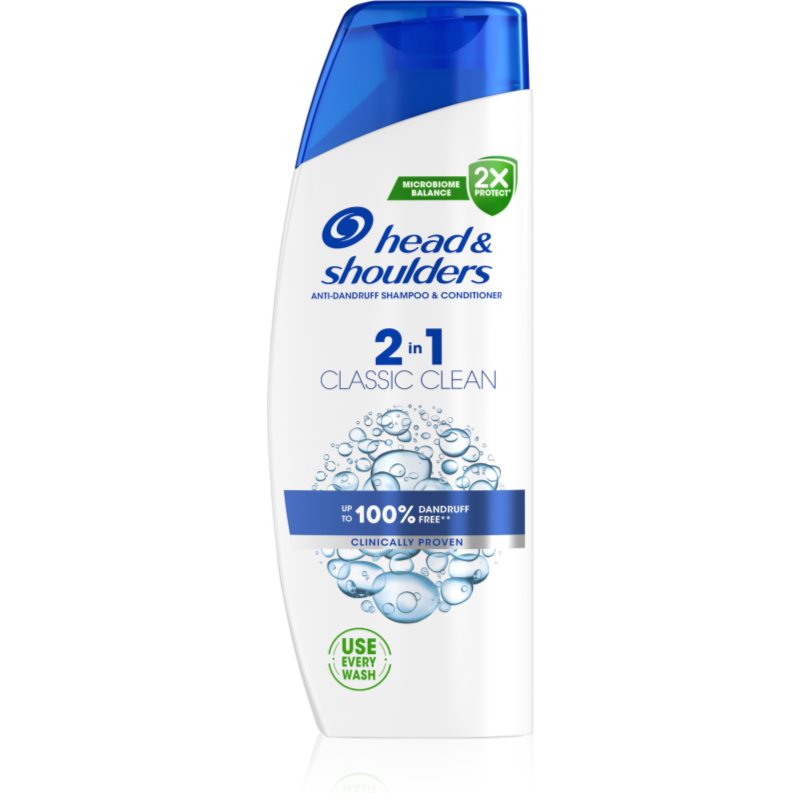 Head & Shoulders Classic Clean 2in1 шампоан против пърхот 2 в 1 250 мл.