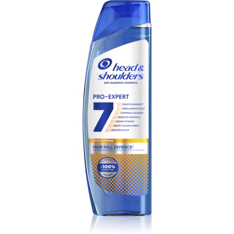 Head & Shoulders Pro-Expert 7 Hair Fall Defense шампоан против пърхот и косопад с кофеин 250 мл.