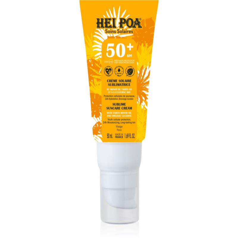 Hei Poa Suncare слънцезащитен крем SPF 50+ за лице 50 мл.