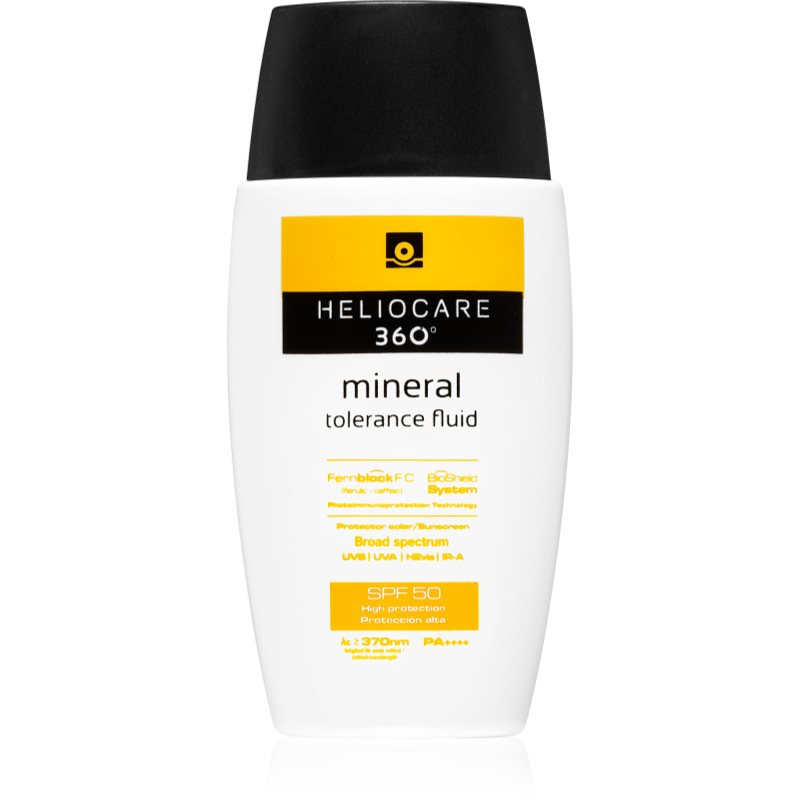 Heliocare 360° Mineral Tolerance Fluid минерален защитен флуид за лице SPF 50 50 мл.