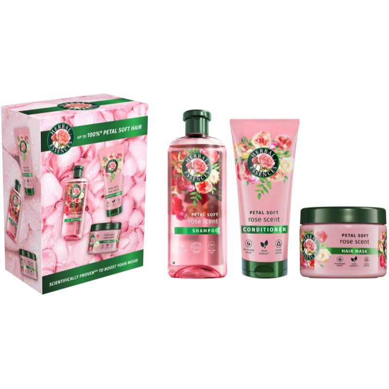 Herbal Essences Rose Scent Petal Soft подаръчен комплект за жени