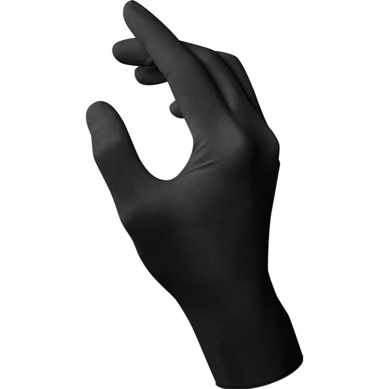Holík Nitril Black нитрилни защитни ръкавици без пудра размер M 2x50 бр. на ниска цена