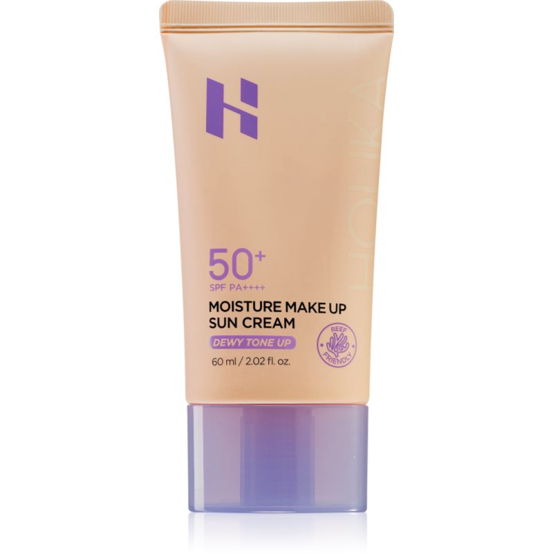 Holika Holika Moisture Make Up Sun Cream защитен тониращ крем за лице SPF 50+ 60 мл.