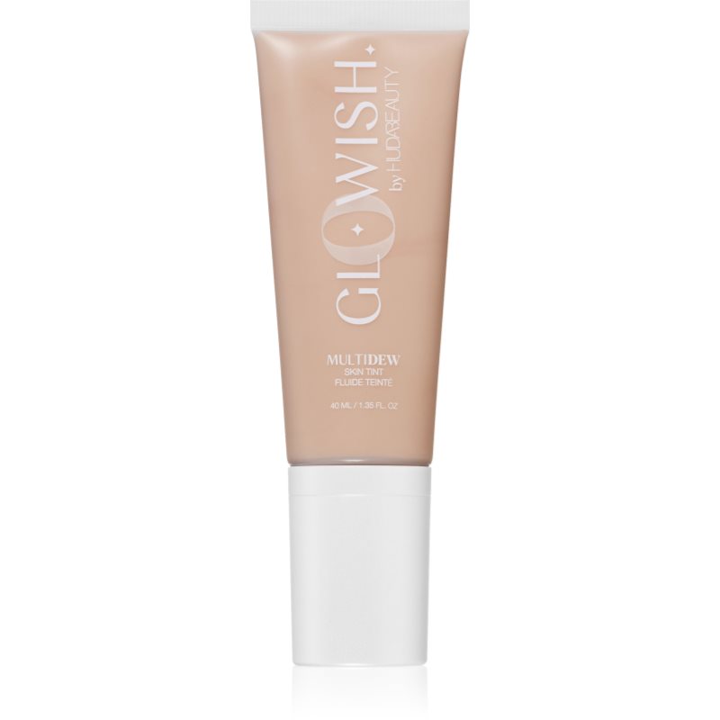 Huda Beauty Glo Wish Multidew хидратиращ фон дьо тен за освежаване и изглаждане на кожата цвят Medium 40 мл.