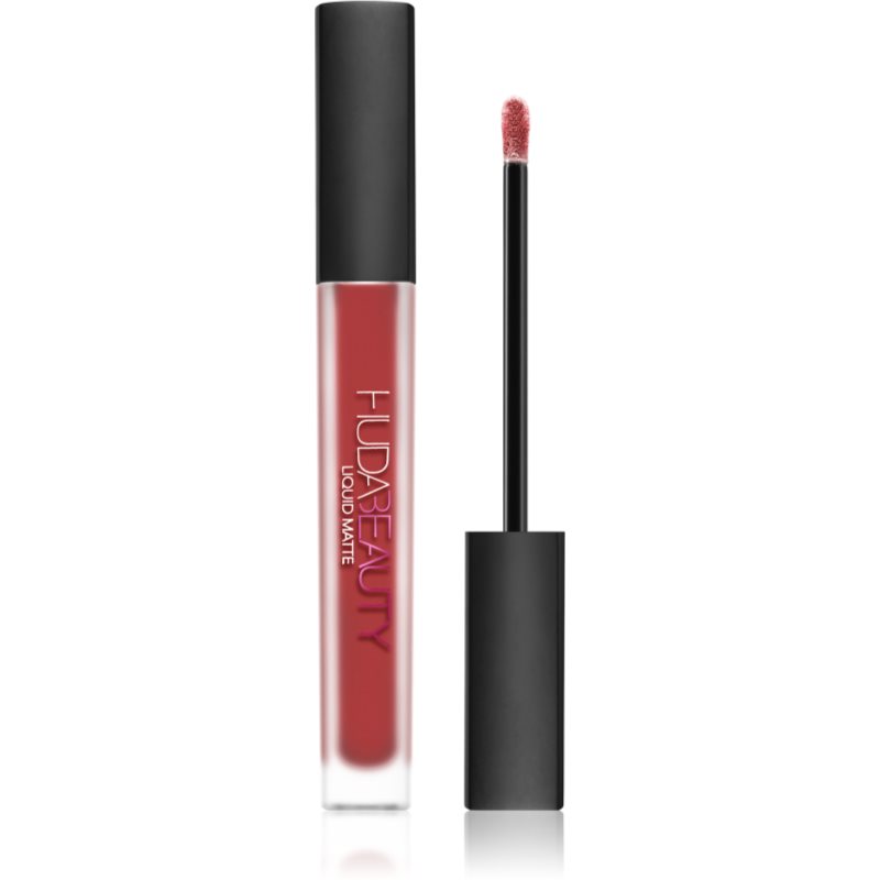 Huda Beauty Liquid Matte течно червило с матиращ завършек цвят Miss America 4