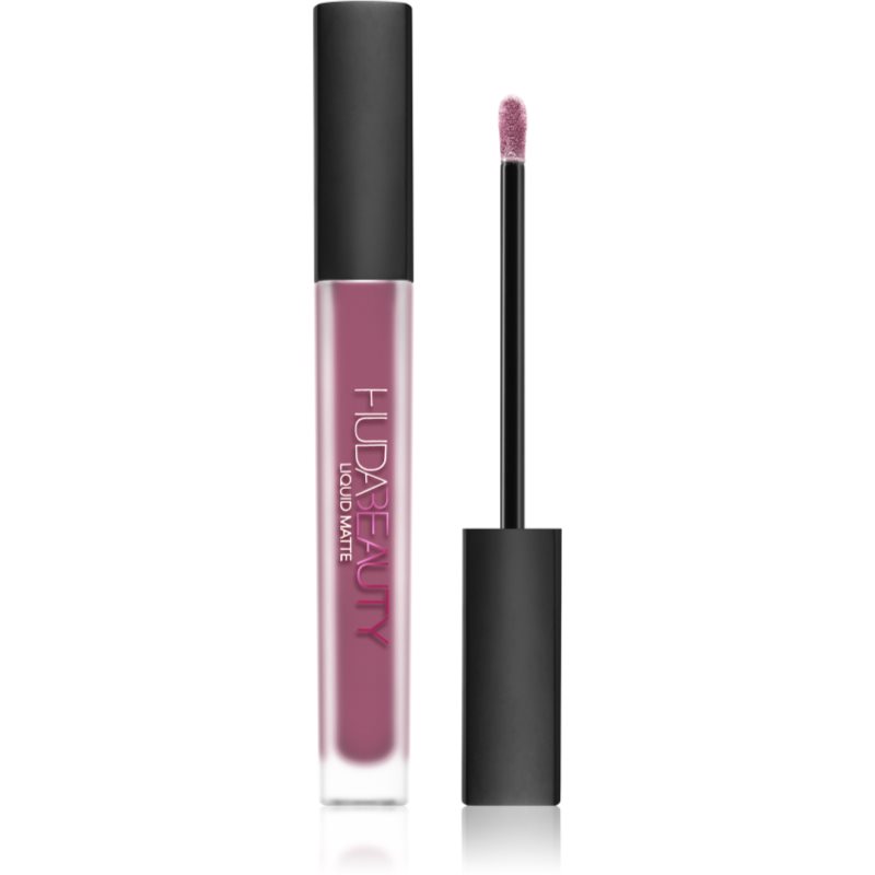 Huda Beauty Liquid Matte течно червило с матиращ завършек цвят Trophy Wife 4