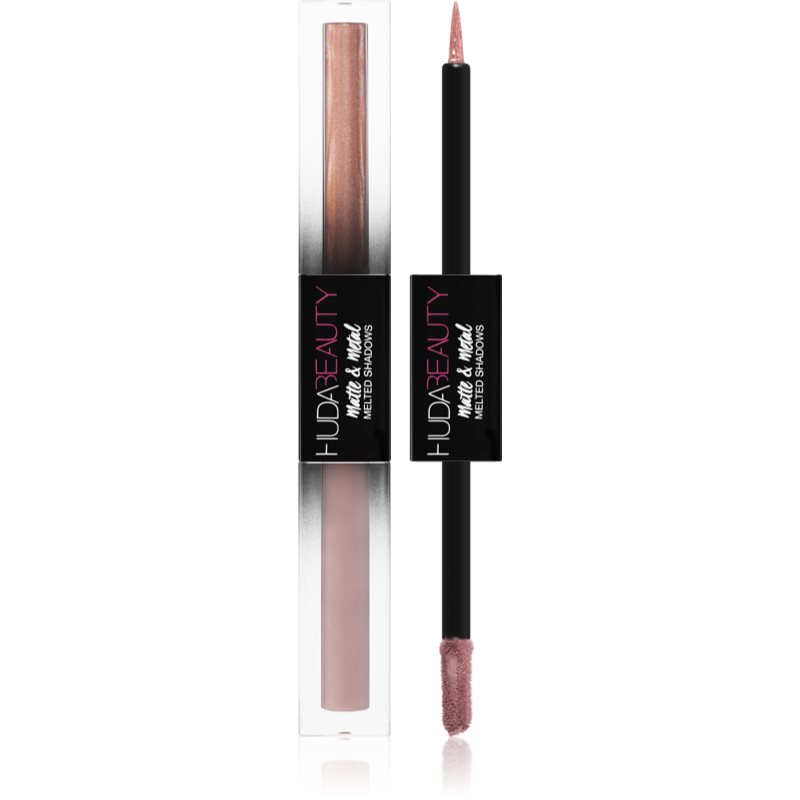 Huda Beauty Matte & Metal Melted течни очни сенки цвят Request Line and Slow Jams 2x2 мл.