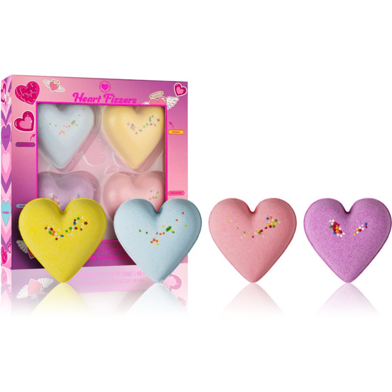 I Heart Revolution Fizzer Kit Hearts подаръчен комплект за вана за жени 1 бр.