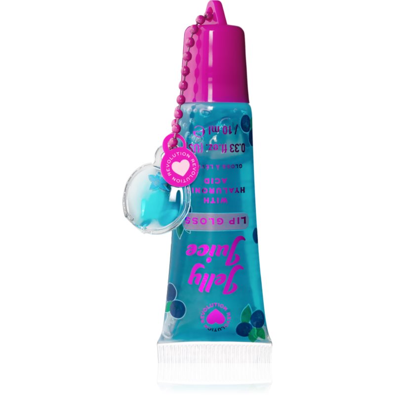 I Heart Revolution Jelly Juice Lip Tubes блясък за устни цвят Blueberry 10 мл.