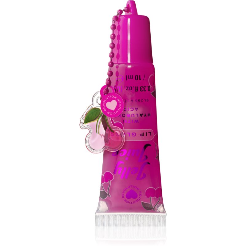 I Heart Revolution Jelly Juice Lip Tubes блясък за устни цвят Cherry 10 мл.