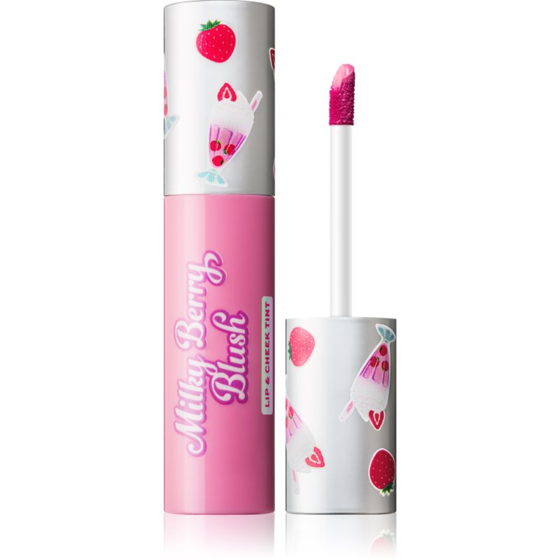 I Heart Revolution Milkshake Milky Berry Blush мултифункционален грим за устни и скули цвят Strawberry Shake 10 мл. на ниска цена