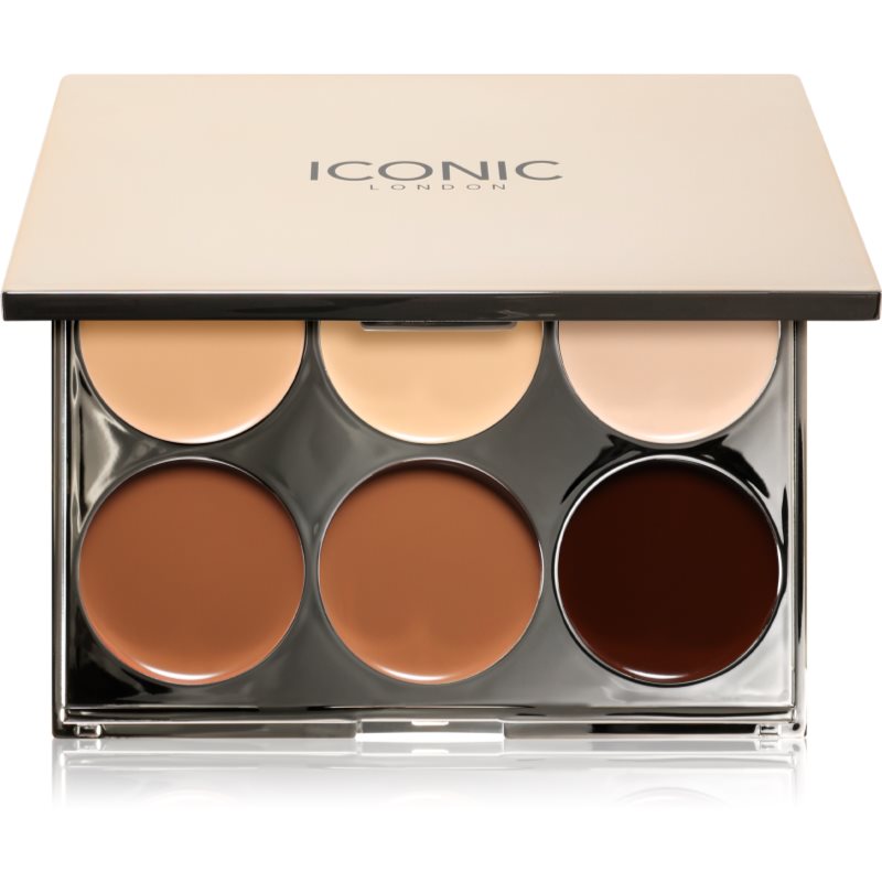 ICONIC London Multi-Use Sculpting Palette мултифункционална палитра за лице 6x2 гр.