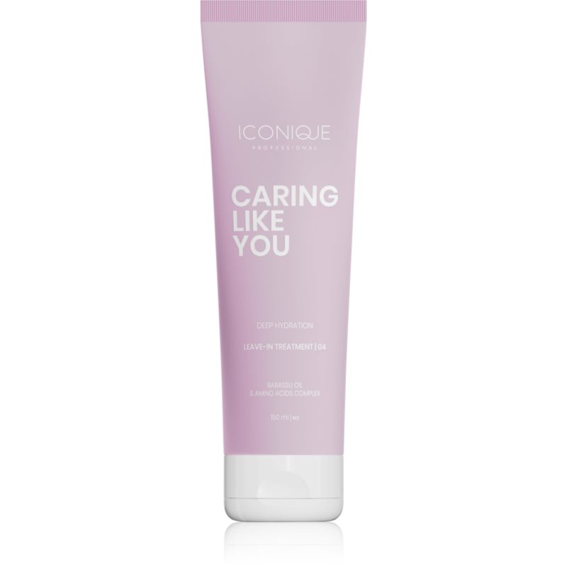 ICONIQUE Professional CARING LIKE YOU Deep Hydration грижа без отмиване за суха и увредена коса 150 мл.
