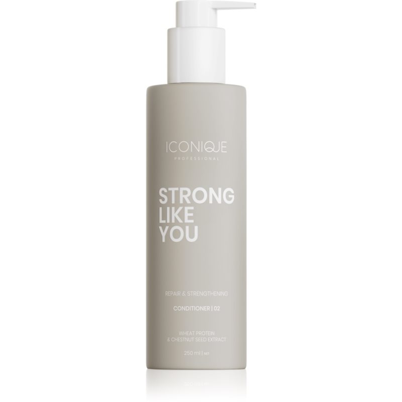 ICONIQUE Professional STRONG LIKE YOU Repair & Strengthening подсилващ балсам за увредена коса 250 мл.