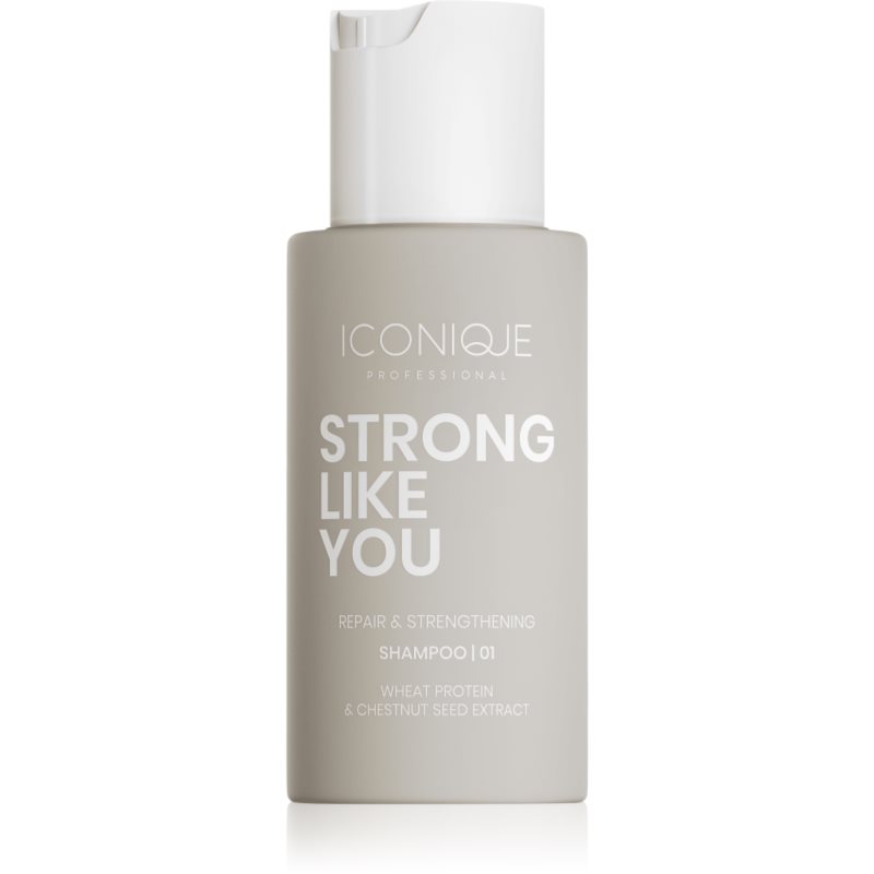 ICONIQUE Professional STRONG LIKE YOU Repair & Strengthening регенериращ шампоан за увредена коса 70 мл. на ниска цена