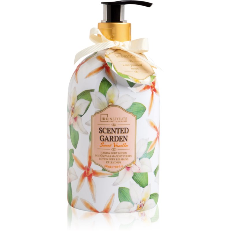 IDC INSTITUTE Scented Garden Vanilla хидратиращо мляко за тяло 500 мл.