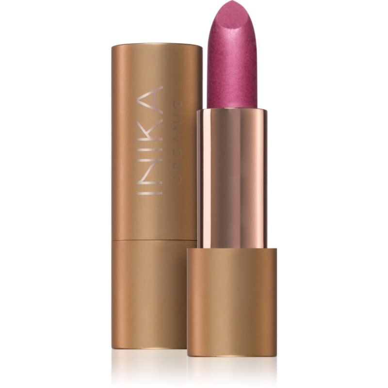 INIKA Organic Creamy Lipstick кремообразно хидратиращо червило цвят Flushed 4