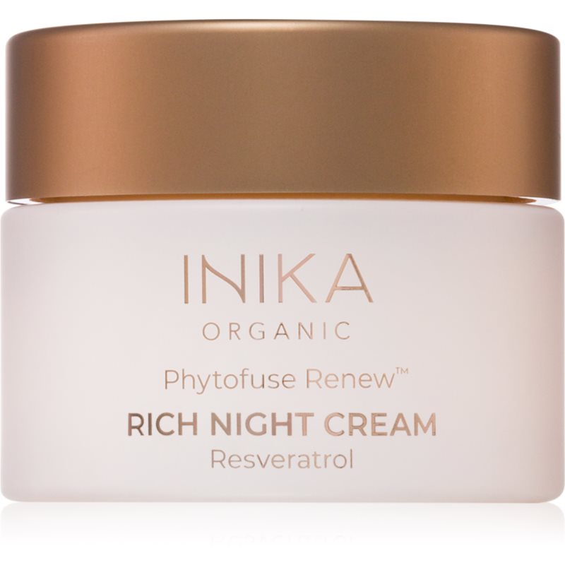 INIKA Organic Phytofuse Renew Rich Night Cream антиоксидантен нощен крем 50 мл.
