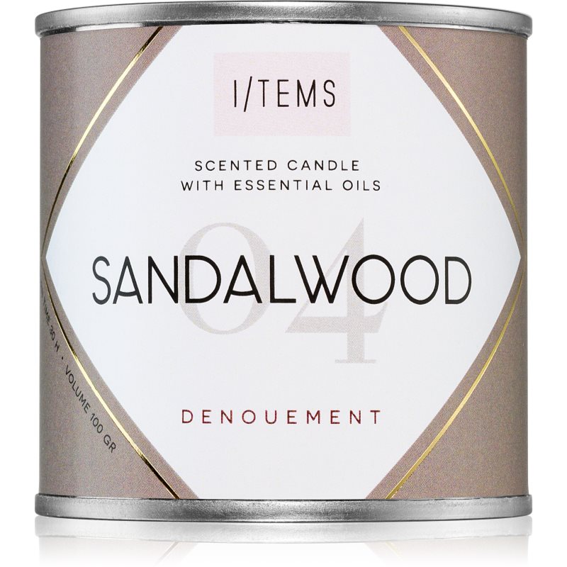 I/TEMS Essential 04 / Sandalwood ароматна свещ 100 гр. на ниска цена