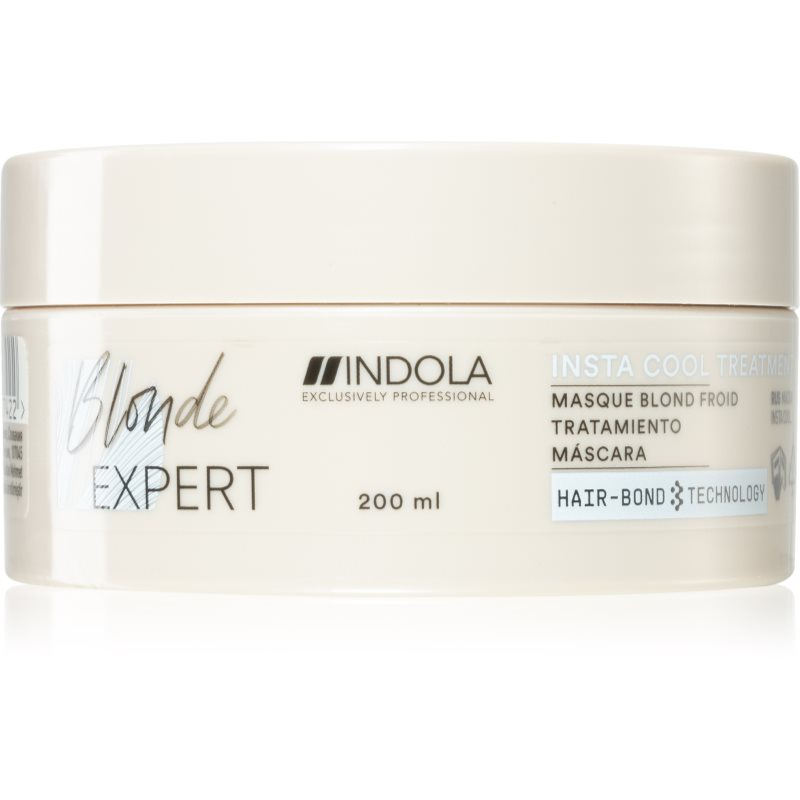 Indola Blond Expert Insta Cool подхранваща маска за коса за студени руси нюанси 200 мл.