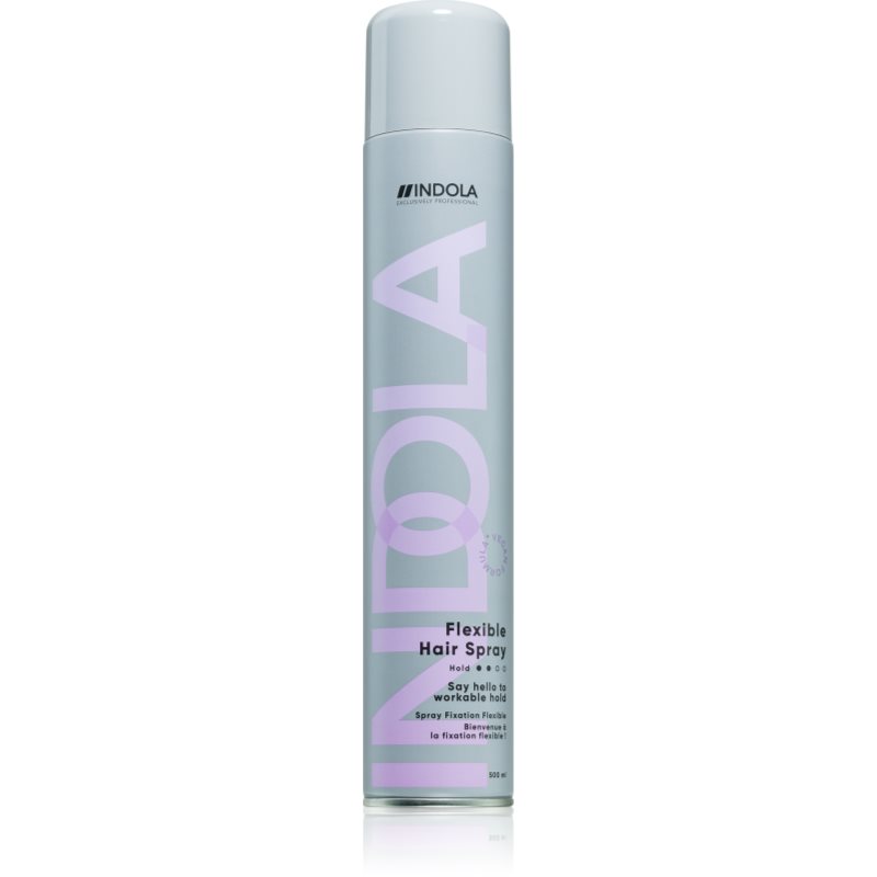 Indola Flexible Hair Spray лак за коса за естествена фиксация 500 мл.