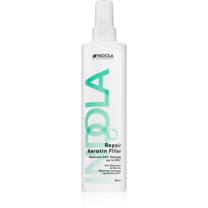 Indola Repair Keratin Filler регенерираща процедура за увредена и химически третирана коса 300 мл.