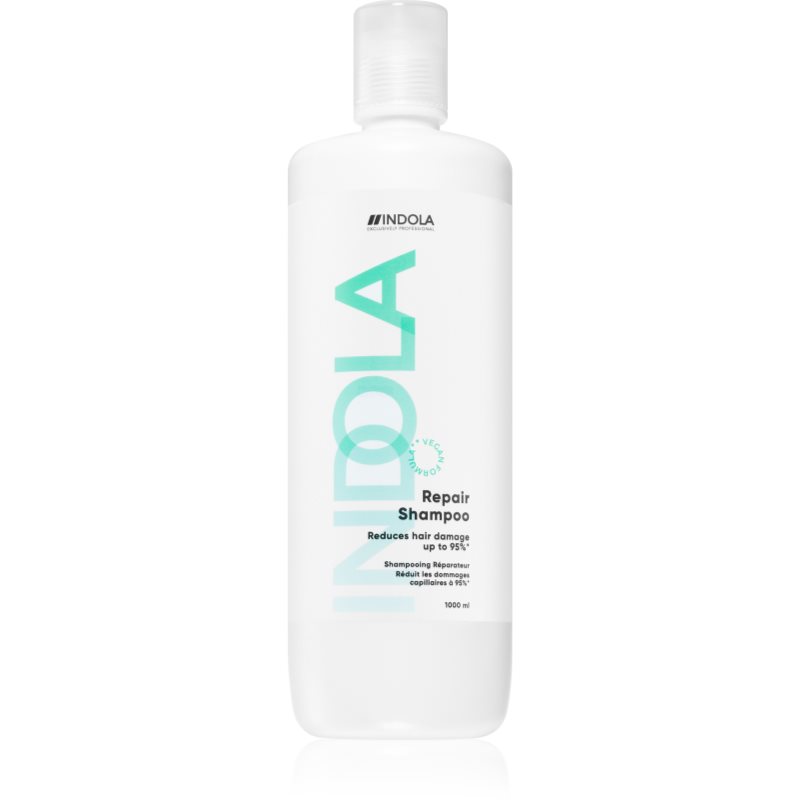 Indola Repair Shampoo подхранващ шампоан за увредена и крехка коса 1000 мл.