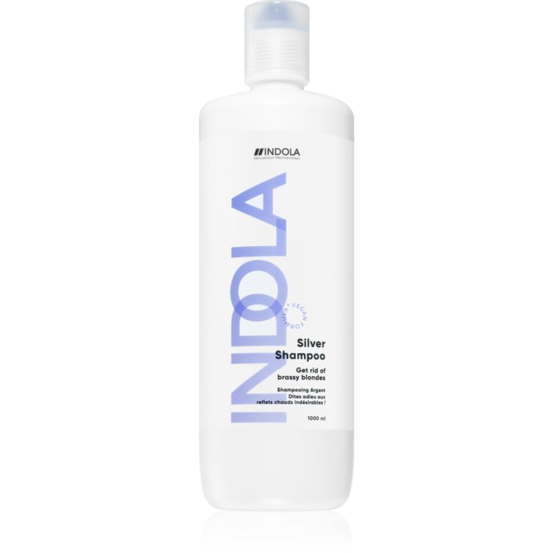 Indola Silver Shampoo неутрализиращ сребърен шампоан 1000 мл.