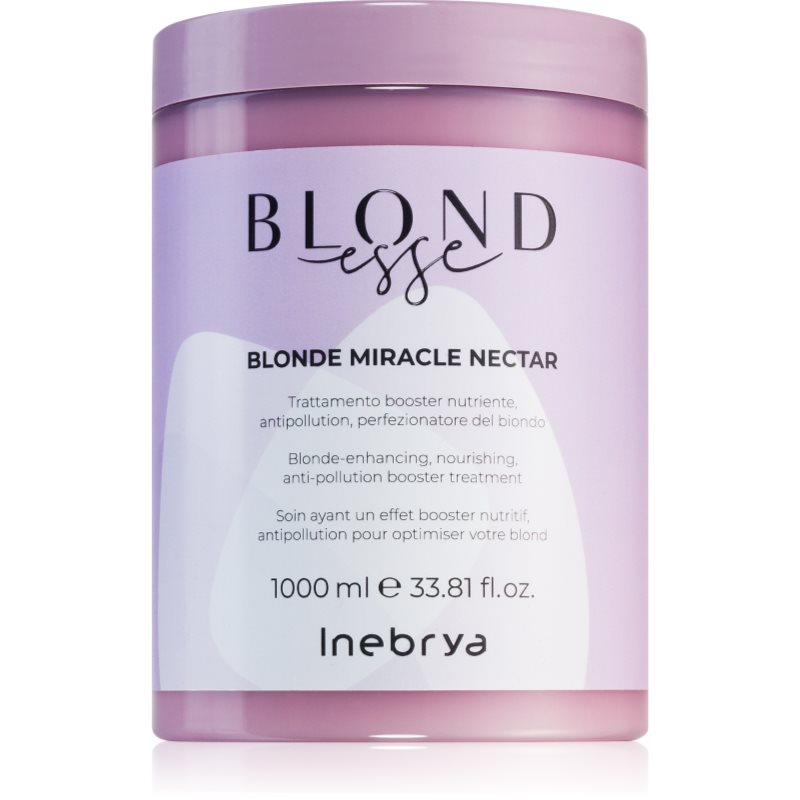 Inebrya BLONDesse Blonde Miracle Nectar дълбоко подхранваща грижа за руса коса 1000 мл.