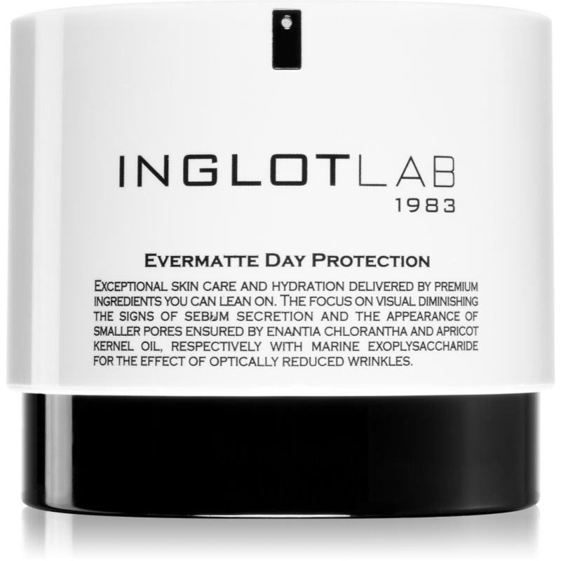 Inglot Lab Evermatte Day Protection матиращ дневен крем 50 мл.