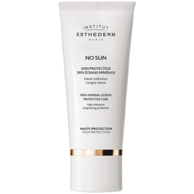 Institut Esthederm No Sun 100% Mineral Screen Protective Care 100% минерален защитен крем за лице и тяло с висока UV защита 50 мл.