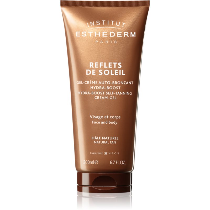 Institut Esthederm Reflects Of Sun Hydra-Boost Self-Tanning Cream-Gel бронзиращ гел за лице и тяло 200 мл.