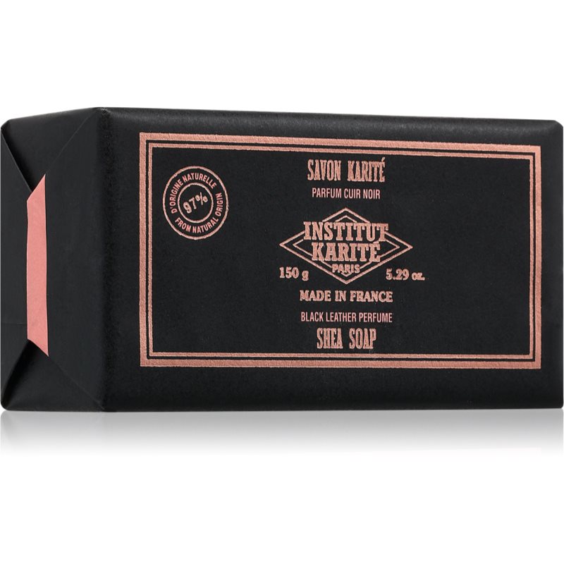 Institut Karité Paris Black Leather Shea Soap луксозен твърд сапун с масло от шеа 150 гр.