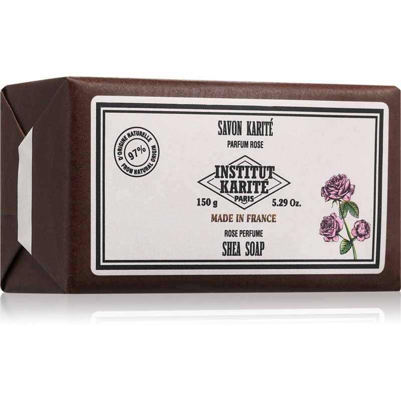 Institut Karité Paris Rose Shea Soap твърд сапун с масло от шеа 150 гр.