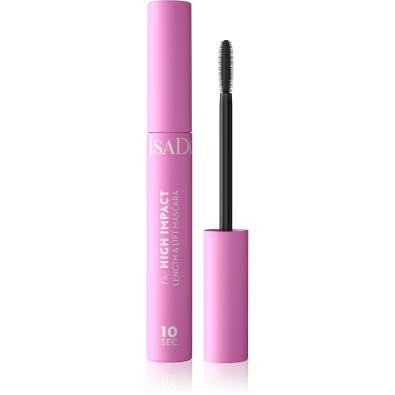 IsaDora 10 Sec High Impact Lenght & Lift спирала за удължаване и разделяне на миглите цвят 01 Black 9 мл.
