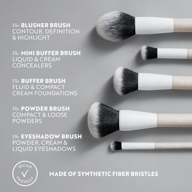IsaDora Brush Eyeshadow четка за сенки за очи 1 бр. на ниска цена