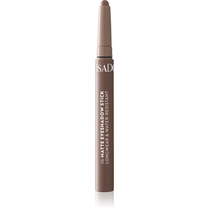 IsaDora The Eyeshadow Stick Matte дълготрайни сенки за очи в молив с матиращ ефект цвят 63 Cool Taupe 1.2 гр.