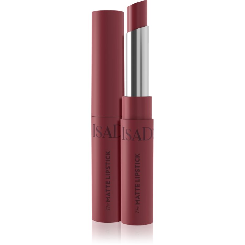 IsaDora The Matte Lipstick матиращо червило с хидратиращ ефект цвят 19 Real Crimson 1.6 гр.