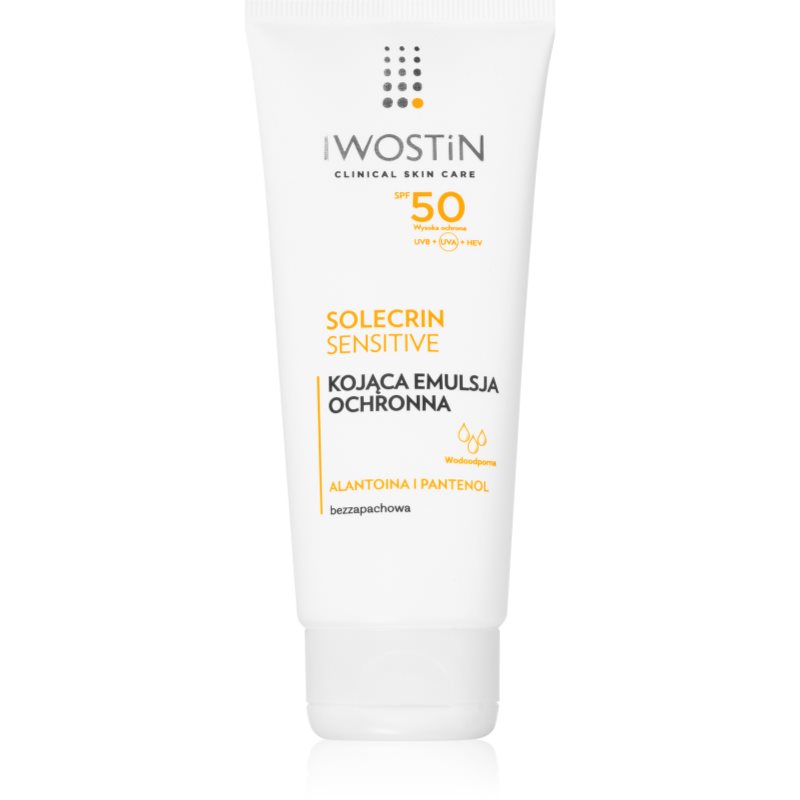 Iwostin Solecrin защитна емулсия за чувствителна кожа със склонност към зачервяване SPF 50 100 мл.