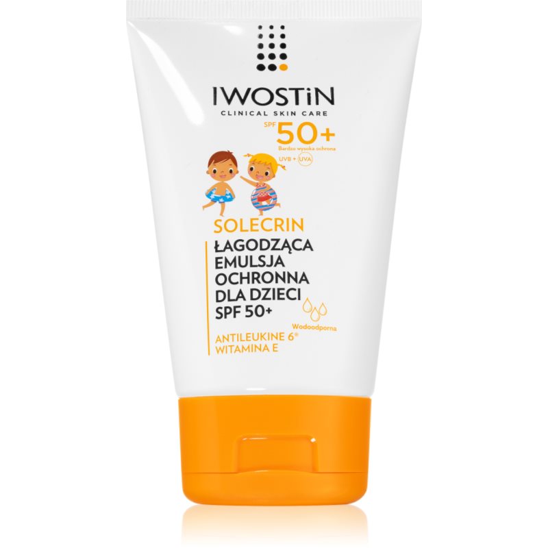 Iwostin Solecrin успокояваща защитна емулсия за деца SPF 50+ 100 мл.